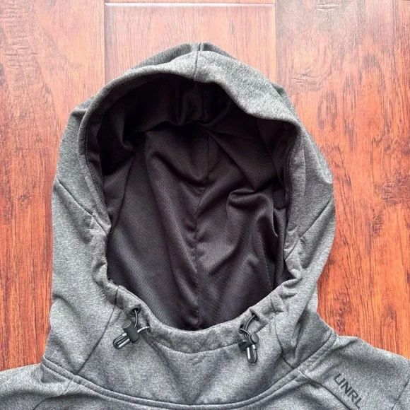 UNRL Crossover Hoodie II Charcoal Grey Men's L Stretch Performance Sports Gym - Picture 5 of 16